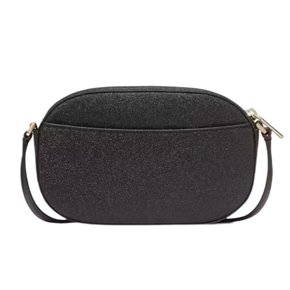 kate spade Glimmer Oval Camera Bag - Black Retail $299 - Picture 3 of 7